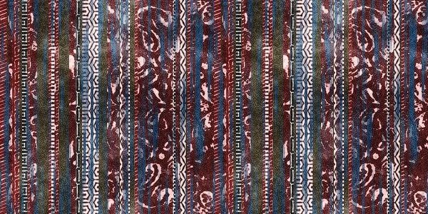 Diseño Patrón Superficie Borde Grueso Rayas Étnicas Tribales Sin Costuras —  Fotos de Stock