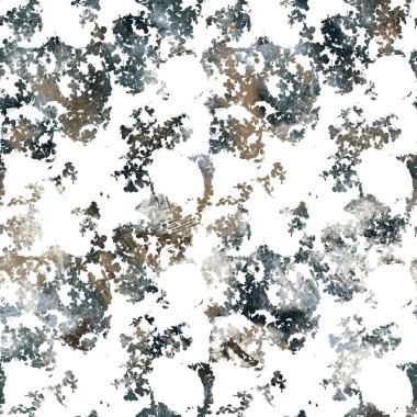 Kusursuz nötr ten ve baskı için beyaz, sıkıntılı, pis motif yüzey deseni tasarımı. Yüksek kalite çizim. Tekstil desenli tekrar parmak izi örneği. Yaşlanmış gri, kirli, soyut çizimler.