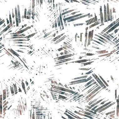 Parmak izi için kusursuz nötr ve beyaz grungy klasik soyut yüzey desenli tasarım. Yüksek kalite çizim. Tek renkli dünya tasarımı beyaz desenli kaplama. Grafik örneklerini tekrarla