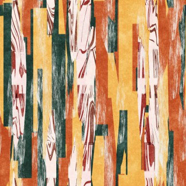 Parmak izi için pürüzsüz kağıt kolaj yüzey deseni tasarımı. Yüksek kalite çizim. Yırtılmış kağıt ya da kumaş parçaları modern dekor ya da tekstil tasarımı için tekrar dizayn edilmeye başlandı.