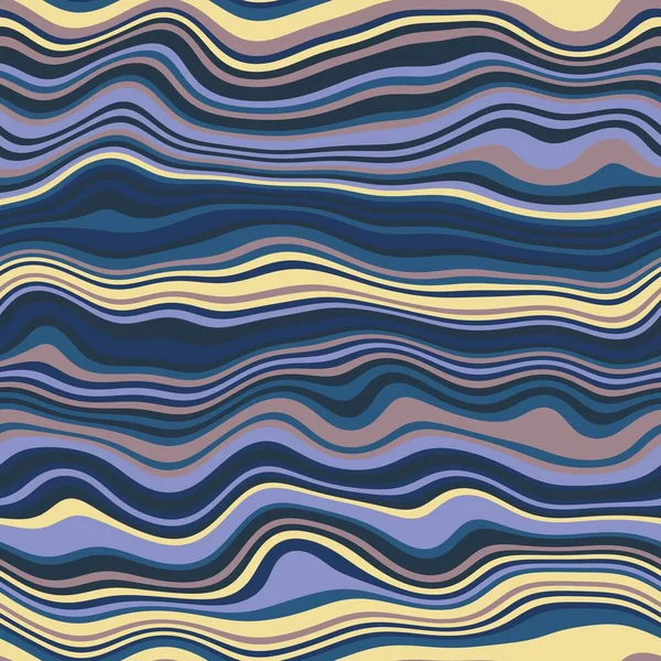 Nahtlos Gewellte Streifen Trendiges Oberflächenmuster Für Den Druck Hochwertige Illustration — Stockfoto