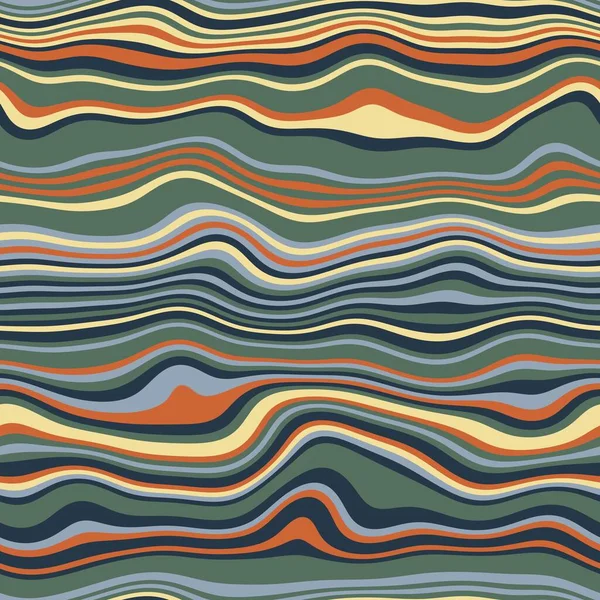 Parmak izi için kusursuz dalgalı çizgili moda yüzey deseni tasarımı. Yüksek kalite çizim. Eğri çizgili basit soyut, moda, kumaş, tekstil, iç mekan ya da dekor için tekrar serpiştirilmiş..