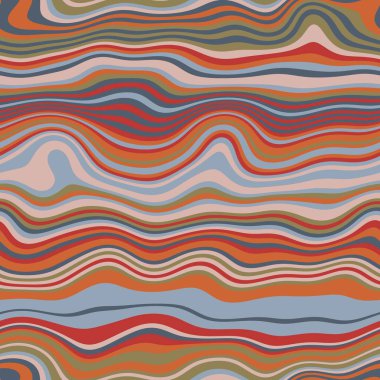 Parmak izi için kusursuz dalgalı çizgili moda yüzey deseni tasarımı. Yüksek kalite çizim. Eğri çizgili basit soyut, moda, kumaş, tekstil, iç mekan ya da dekor için tekrar serpiştirilmiş..