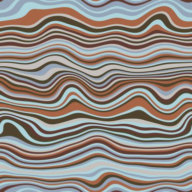 Parmak izi için kusursuz dalgalı çizgili moda yüzey deseni tasarımı. Yüksek kalite çizim. Eğri çizgili basit soyut, moda, kumaş, tekstil, iç mekan ya da dekor için tekrar serpiştirilmiş..