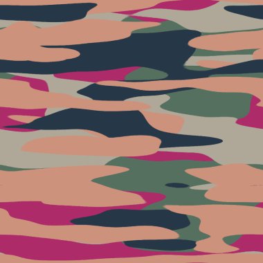 Kusursuz renksiz mutlu kamuflaj baskı için yüzey deseni tasarımına ilham verdi. Yüksek kalite çizim. Rastgele askeri stil soyut şekil tekstil giyim çocuklar ve yetişkinler için basılmayan moda.