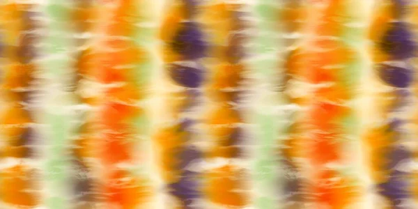 表面デザインとプリントのためのシームレスファンキーなストライプタイ染料モチーフプリント境界 高品質のイラスト 70年代ヒッピー抽象サイケデリックストライプの色 活気のある創造性のヒップスター繊維繰り返し — ストック写真