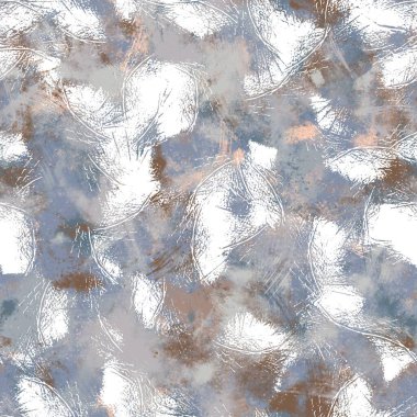 Parmak izi için kusursuz nötr ve beyaz grungy klasik soyut yüzey desenli tasarım. Yüksek kalite çizim. Tek renkli dünya tasarımı beyaz desenli kaplama. Grafik örneklerini tekrarla