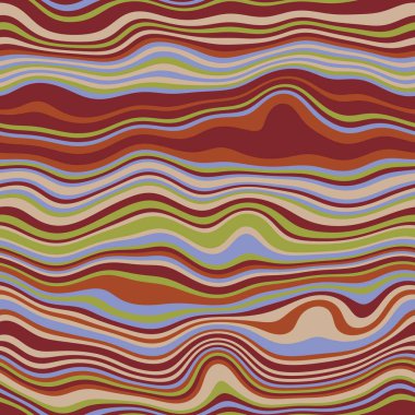 Parmak izi için kusursuz dalgalı çizgili moda yüzey deseni tasarımı. Yüksek kalite çizim. Eğri çizgili basit soyut, moda, kumaş, tekstil, iç mekan ya da dekor için tekrar serpiştirilmiş..