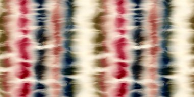 Yüzey tasarımı ve baskısı için kusursuz çizgili kravat boyası motif baskı kenarı. Yüksek kalite illüstrasyon. 70 'lerin hippi soyut psikedelik şerit renkleri. Canlı yaratıcılık hipster tekstil tekstili.