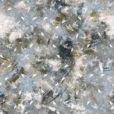 Kusursuz nötr ten ve baskı için beyaz, sıkıntılı, pis motif yüzey deseni tasarımı. Yüksek kalite çizim. Tekstil desenli tekrar parmak izi örneği. Yaşlanmış gri, kirli, soyut çizimler.