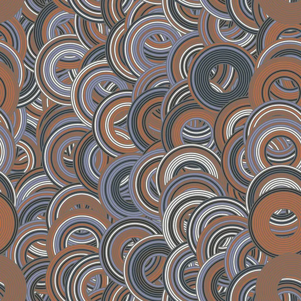 Płynny Koncentryczny Okrąg Retro Kolorach Zawroty Głowy Wzór Powierzchni Druku — Zdjęcie stockowe