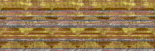 Seamless Tribal Ethnic Stripe Grungy Border Surface Pattern Design Print — Stock Photo, Image