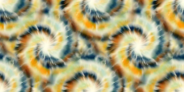 Seamless Funky 1970S Tie Dye Border Motif Pattern Surface Design — Stock Photo, Image