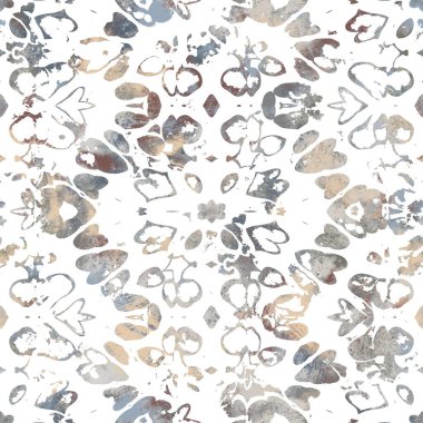 Parmak izi için kusursuz nötr ve beyaz grungy klasik soyut yüzey desenli tasarım. Yüksek kalite çizim. Tek renkli dünya tasarımı beyaz desenli kaplama. Grafik örneklerini tekrarla