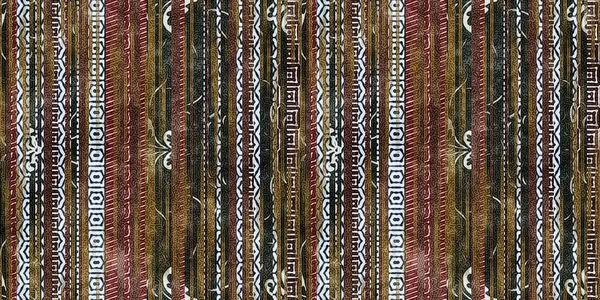 Безшовна Племінна Етнічна Смуга Гранжевого Дизайну Рамкової Поверхні Друку Якісна — стокове фото