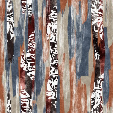 Parmak izi için pürüzsüz kağıt kolaj yüzey deseni tasarımı. Yüksek kalite çizim. Yırtılmış kağıt ya da kumaş parçaları modern dekor ya da tekstil tasarımı için tekrar dizayn edilmeye başlandı.