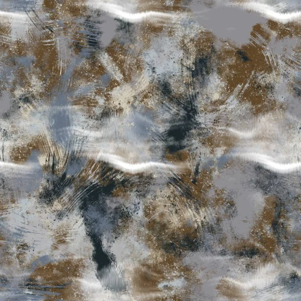 Seamless Neutral Tan White Distressed Grungy Motif Surface Pattern Design — Stock Photo, Image