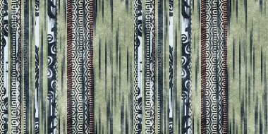 Kusursuz etnik kabile çizgileri. Parmak izi için sınır çizgisi tasarımı. Yüksek kalite çizim. Solmuş halı ya da kapak resmi gibi bir halı. İlginç coğrafi dokularla dolu kalın çizgiler.