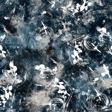 Kusursuz lacivert ve beyaz soyut, pürüzsüz yüzey desenli baskı tasarımı. Yüksek kalite çizim. Arkaplan veya tekstil veya kumaş veya duvar kağıdı veya iç tasarım için doku.