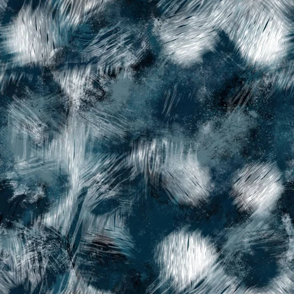 Nahtloses Marineblaues Und Weißes Abstraktes Grungy Nahtloses Oberflächenmuster Für Den — Stockfoto