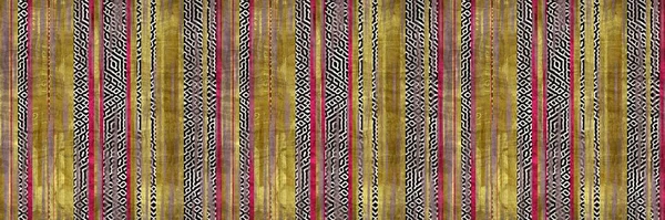 Kusursuz etnik kabile çizgileri. Parmak izi için sınır çizgisi tasarımı. Yüksek kaliteli hayvan kürkü derisi illüstrasyondan esinlenmiştir. Solmuş halı ya da kapak resmi gibi bir halı. Kalın çizgi dokuları.