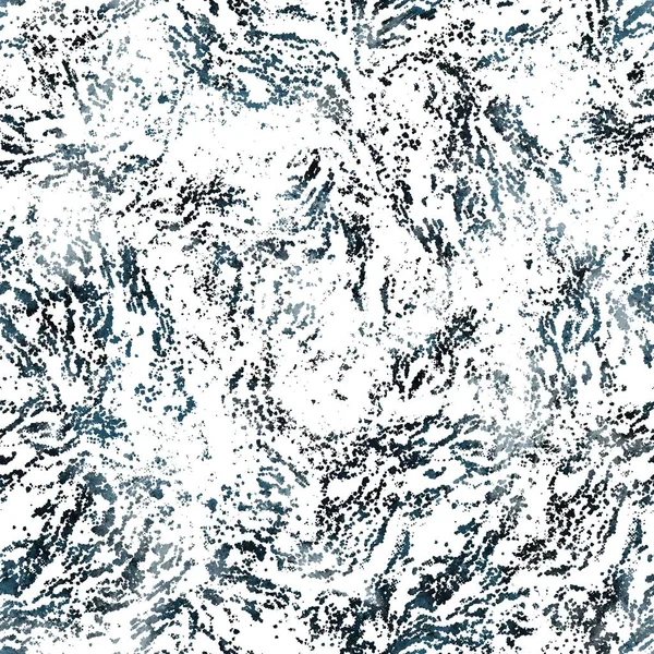 Bezešvé Námořní Modré Bílé Abstraktní Grungy Hladký Povrch Vzor Design — Stock fotografie