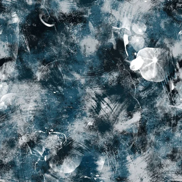 Kusursuz lacivert ve beyaz soyut, pürüzsüz yüzey desenli baskı tasarımı. Yüksek kalite çizim. Arkaplan veya tekstil veya kumaş veya duvar kağıdı veya iç tasarım için doku.