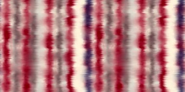 Yüzey tasarımı ve baskısı için kusursuz çizgili kravat boyası motif baskı kenarı. Yüksek kalite illüstrasyon. 70 'lerin hippi soyut psikedelik şerit renkleri. Canlı yaratıcılık hipster tekstil tekstili.