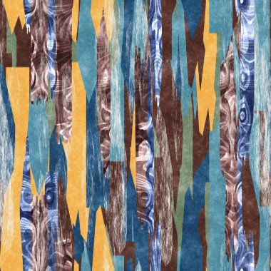 Parmak izi için pürüzsüz kağıt kolaj yüzey deseni tasarımı. Yüksek kalite çizim. Yırtılmış kağıt ya da kumaş parçaları modern dekor ya da tekstil tasarımı için tekrar dizayn edilmeye başlandı.