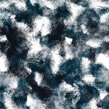 Kusursuz lacivert ve beyaz soyut, pürüzsüz yüzey desenli baskı tasarımı. Yüksek kalite çizim. Arkaplan veya tekstil veya kumaş veya duvar kağıdı veya iç tasarım için doku.