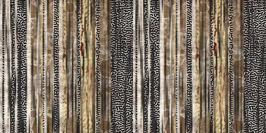 Kusursuz etnik kabile çizgileri. Parmak izi için sınır çizgisi tasarımı. Yüksek kaliteli hayvan kürkü derisi illüstrasyondan esinlenmiştir. Solmuş halı ya da kapak resmi gibi bir halı. Kalın çizgi dokuları.