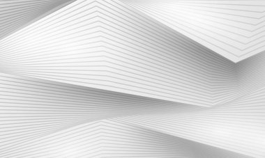 Dinamik ve soyut beyaz arkaplan posteri. teknoloji ağı Vektör illüstrasyonu.