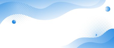 Soyut dalga mavi modern şekiller. Kartpostal veya broşür kapağı tasarımı.