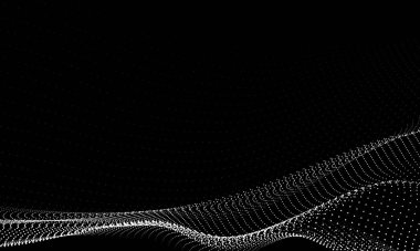 Grafik tasarımınız için soyut biçim yarım ton kavramı