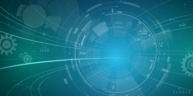 Dinamik ve soyut gri arkaplan posteri. teknoloji veri ağı Vektör illüstrasyonu.