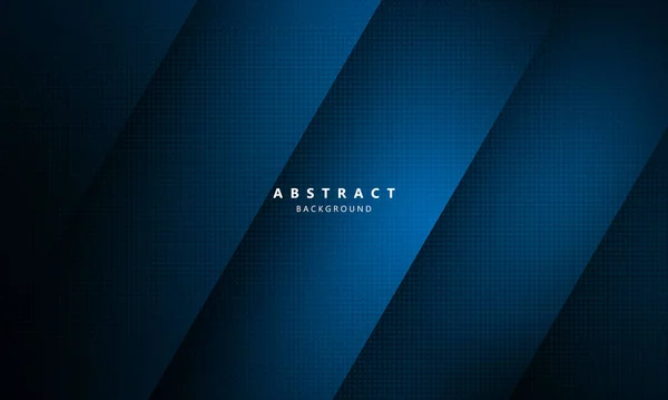 Abstract Blauwe Achtergrond Poster Met Dynamiek Technologie Netwerk Vector Illustratie — Stockvector