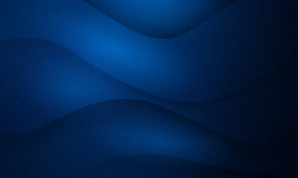 Абстрактний Синій Плакат Динамічним Тлом Технологічна Мережа Векторні Ілюстрації — стоковий вектор