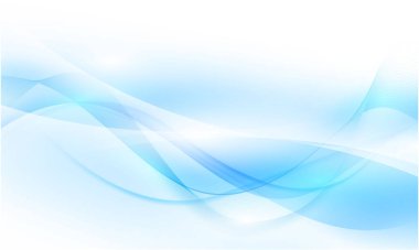 Dinamik ve soyut mavi arkaplan posteri. teknoloji ağı Vektör illüstrasyonu.