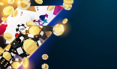 Kumarhane çevrimiçi. Akıllı telefon ya da cep telefonu, kumar makinesi, kumarhane fişleri kumar için gerçekçi jetonlar, rulet ya da poker için para,