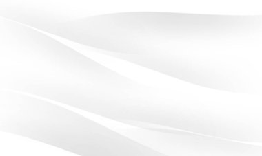 Dinamik ve soyut beyaz arkaplan posteri. teknoloji ağı Vektör illüstrasyonu.