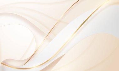 Soyut arka plan beyaz altın poster güzelliği VIP lüks dinamiği ile.