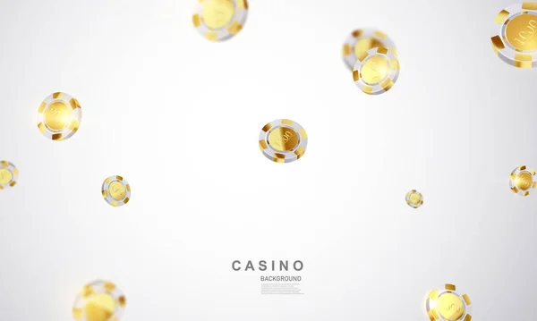 Casino Online Smartphone Eller Mobiltelefon Spelmaskin Casino Chips Flyger Realistiska — Stock vektor