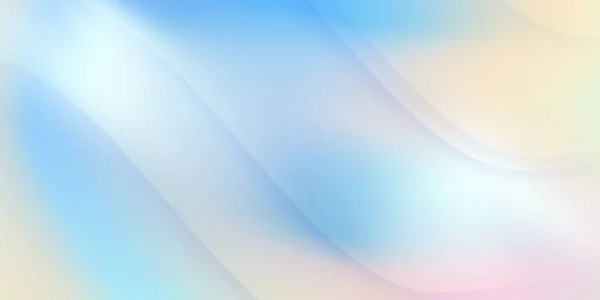 Horizontale Abstrakte Pastellfarbe Hologramm Hintergrunddesign — Stockvektor