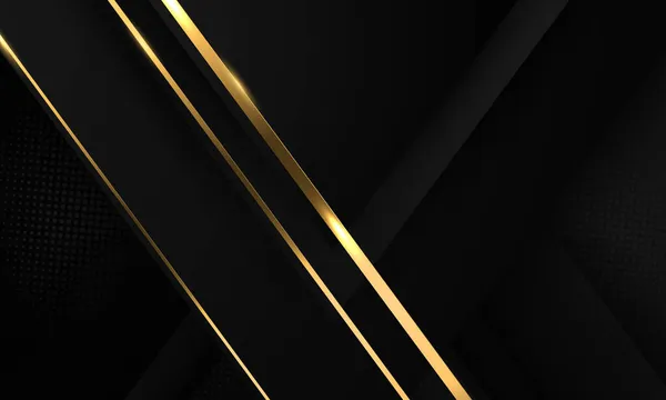 Szépség Egy Arany Fekete Poszter Absztrakt Háttér Vip Prémium Dinamikus — Stock Vector