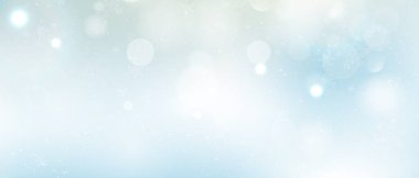 Mutlu Noeller ve mutlu yıllar mavi arka plan kutlama şablonu zarif tebrik kartı kurdelesiyle