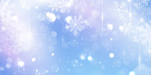 Καλά Χριστούγεννα Και Ευτυχισμένο Νέο Έτος Μπλε Φόντο Εορτασμό Πρότυπο — Διανυσματικό Αρχείο
