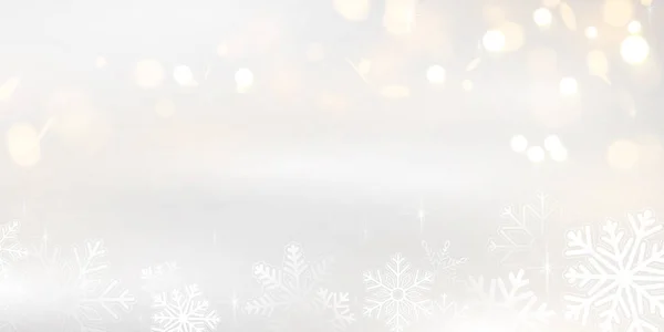 Joyeux Noël Bonne Année Gris Fond Célébration Modèle Fond Avec — Image vectorielle