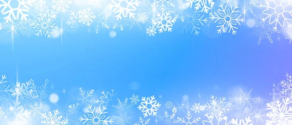 Καλά Χριστούγεννα Και Ευτυχισμένο Νέο Έτος Μπλε Φόντο Εορτασμό Πρότυπο — Διανυσματικό Αρχείο