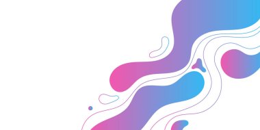 Soyut modern şekiller. Yaratıcı minimalist. Kartpostal veya broşür kapağı tasarımı.