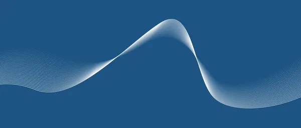 白い模様の青い抽象的な背景が — ストックベクタ